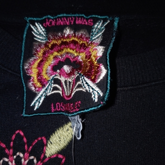 NWT Johnny Was "Marine Celestial" Fully Embroidered Sweater Size XXS - Picture 4 of 5